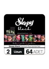 Sleepy Black Premium Organik 64'lü Uzun Günlük Ped