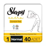 Sleepy Extra Organik 40'lı Normal Günlük Ped