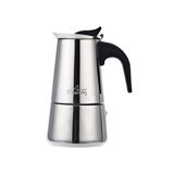 Any Morning Fe001-4 Paslanmaz Çelik Tezgah Üstü Kapsülsüz Taşınabilir Mini Manuel Espresso Makinesi Gri