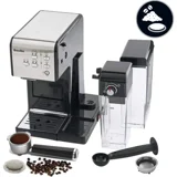 Breville Prima Latte 1000 W Tezgah Üstü Kapsüllü Öğütücülü Manuel Espresso Makinesi Gri