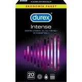 Durex Intense Uyarıcı Jelli Tırtıklı Prezervatif 20'li