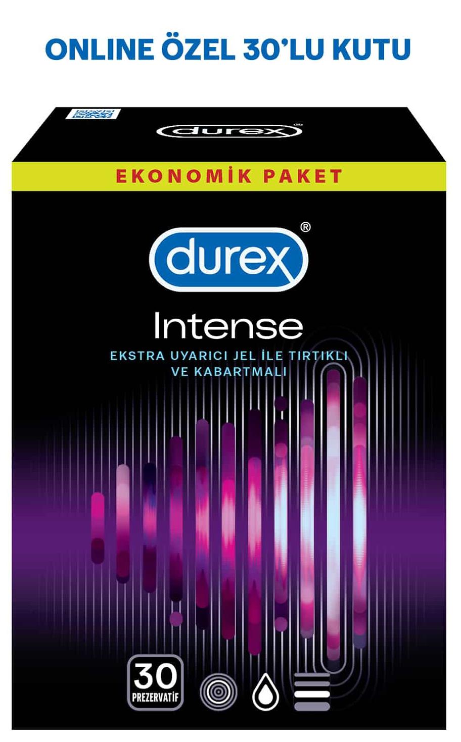 Durex Intense Tırtıklı Prezervatif 30'lu