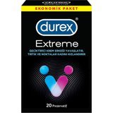 Durex Extreme Geciktiricili Tırtıklı Prezervatif 20'li