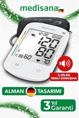 Medisana Med-48627 2 Kullanıcı 240 Ölçüm Hafızalı Konuşan Dijital Koldan Tam Otomatik Tansiyon Aleti