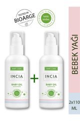 Incia E Vitaminli Deve Dikenli Tatlı Bademli Vegan Bebek Masaj Yağı 2x110 ml