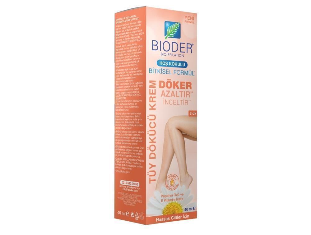 Bioder Papatya Özlü Hassas Ciltler İçin Tüm Vücut Genital Bölge Kadın Tüy Dökücü Sprey 40 ml