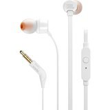 Jbl T110 Silikonlu Mikrofonlu 3.5 Mm Jak Kablolu Kulaklık Beyaz