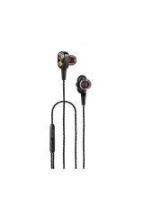 Tecno Hot Beats 3D Silikonlu Mikrofonlu 3.5 Mm Jak Kablolu Kulaklık Siyah