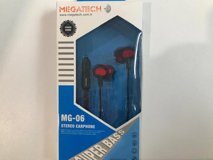 Megatech Mg-06 Silikonlu Mikrofonlu 3.5 Mm Jak Kablolu Kulaklık Kırmızı