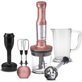 Karaca Mastermaid Prosteel 1200 ml Plastik Hazneli Turbolu 6 Bıçaklı Blender Seti Rose Gold