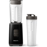 Philips Daily Collection 600 ml Plastik Hazneli Buz Kırıcılı 4 Bıçaklı Kişisel Tekli Mini Smoothie Blender Siyah