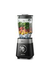 Philips 2000 ml Cam Hazneli Buz Kırıcılı Tekli Sürahili Blender Siyah