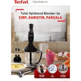 Tefal Optiblend 1500 1500 ml Plastik Hazneli Çift Bıçaklı 3'lü Blender Seti Siyah