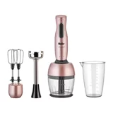 Fakir Lucca Q 500 ml Plastik Hazneli Turbolu Çift Bıçaklı Blender Seti Rose