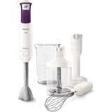 Philips 1000 ml Çelik Hazneli Turbolu Çift Bıçaklı 4'lü Mini Blender Seti Beyaz