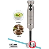 Goldmaster Projoy Turbolu 4 Bıçaklı Tekli El Blender Antrasit