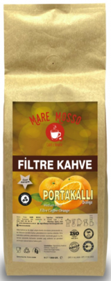 Mare Mosso Portakal Aromalı Arabica Öğütülmüş Filtre Kahve 1000 gr