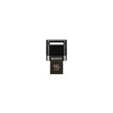 Sony Usm16Sa3 Mini Çift Taraflı USB 2.0 Usb Type-A 16 GB Flash Bellek Siyah