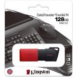 Kingston Data Traveler Exodia M USB 3.2 Usb Type-A 128 GB Flash Bellek Kırmızı