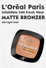 L'Oréal Paris Infaillible 24H Fresh Wear No:250 Light Clair Mat Toz Allık