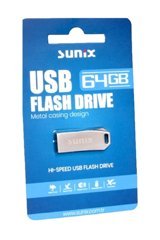 Sunix USB 2.0 Micro Usb 64 GB Flash Bellek Gümüş