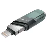 Sandisk IXpand Sdıx90N-128G-Gn6Ne Çift Taraflı USB 3.1 Lightning 128 GB Flash Bellek Yeşil