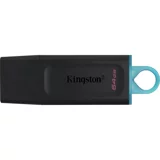 Kingston Dtde USB 3.2 Usb Type-A 64 GB Flash Bellek Siyah