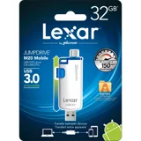 Lexar Jumpdrive M20 Çift Taraflı USB 3.0 Usb Type-A 32 GB Flash Bellek Beyaz