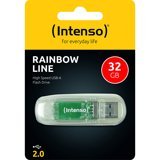Intenso Rainbow Line USB 2.0 Usb Type-A 32 GB Flash Bellek Beyaz