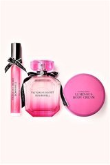 Victoria's Secret Bombshell 3 Parça Mini Kadın Parfüm Seti EDP