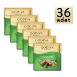 Godiva Kare Antep Fıstıklı Çikolata 60 gr 36 Adet
