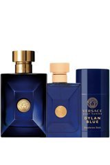 Versace Dylan Blue 3 Parça Erkek Parfüm Deodorant Seti EDT