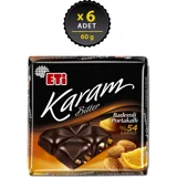 Eti Karam Portakallı Çikolata 60 gr 6 Adet