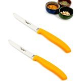 Lazbisa Mutfak Bıçak Domates Sebze Soyma Bıçağı Peynir Tereyağı Bıçağı 2'li Set