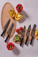 MaisonArt Chief | 5 Parça Şef Bıçağı Seti | Özel Çantalı Bıçak Seti