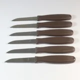 Cooker 6'lı Bıçak Seti Kahverengi