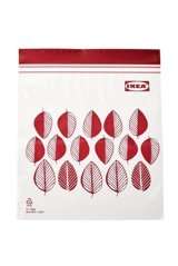 Ikea Yaprak Desenli Küçük Buz Dolabı Poşeti 25 Adet
