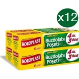 Koroplast Orta Buz Dolabı Poşeti 80x12 Adet