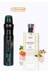 Loris E-35 İkili Erkek Parfüm Deodorant Seti EDP