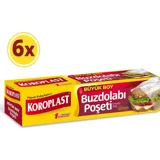 Koroplast Büyük Buz Dolabı Poşeti 6x20 Adet