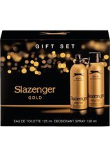 Slazenger Gold İkili Erkek Parfüm Deodorant Seti EDT 125 ml + 150 ml Deodorant