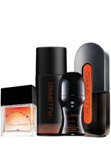 Avon Full Speed 4 Parça Erkek Parfüm Deodorant Seti EDT + 30 ml + Sprey Dedorant + Saç ve Vücut Şampanı