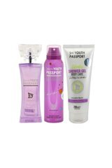 Youth Passport Messenger 3 Parça Kadın Parfüm Deodorant Seti EDP 75 ml + Deodorant 150 ml + Shower Gel 200 ml