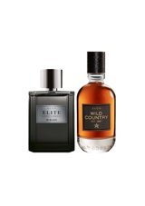 Avon Elite Gentleman In Black İkili Erkek Parfüm Seti EDT + Wild Country