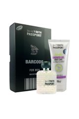 Youth Passport Barcode İkili Erkek Parfüm Seti EDP 100 ml + 200 ml Duş Jeli