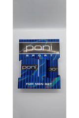 Poni Kofre İkili Erkek Parfüm Seti EDT 90 ml + 100 ml Body Splash Deo