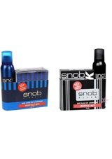 Snob Classic 4 Parça Erkek Parfüm Deodorant Seti EDT 100 ml + Black Parfüm 100 ml