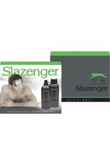 Slazenger Active Sport Yeşil İkili Erkek Parfüm Deodorant Seti EDT 125 ml + 150 ml Deodorant