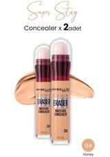 Maybelline Multi Use 04 Honey Nemlendiricili Göz Altı ve Yüz Likit Silgi Kapatıcı 2 Adet