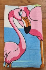 Dyf Textıle Flamingo Flamingo Pamuklu Çocuk Plaj Havlusu Çok Renkli